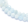 Natural Aquamarine Beads Strands G-E411-19D-3mm-3