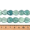 Natural Green Fluorite Beads Strands G-T142-64B-5