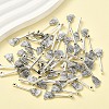 50Pcs Tibetan Style Zinc Alloy Broom Pendants TIBEP-YW0002-15-2