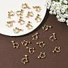 SHEGRACE Brass Screw Clip-on Earring Findings XGR0065G-54G-4
