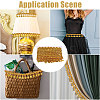 Polyester Metallic Thread Lace Tassel Ribbons OCOR-WH0108-42B-7