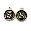 Golden Plated Alloy Charms LS-X-ENAM-S118-02S-1