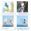 Waterproof PVC Colored Laser Stained Window Film Static Stickers DIY-WH0314-112-3