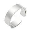 Non-Tarnish 304 Stainless Steel Open Eye Cuff Rings RJEW-G306-02P-2