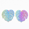 Ion Plating(IP) 201 Stainless Steel Filigree Pendants STAS-R102-21-2