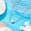 Mother's Day Jewellery Natural Cultured Freshwater Pearl Pendant Necklaces X-NJEW-JN05134-02-1