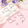 5Pcs 304 Stainless Steel Open Back Bezel Pendants STAS-TAD0001-01A-4