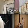 Zinc Alloy U Shape Hook Hangers Curtain SW-TAC0002-07F-6
