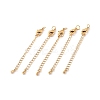 Long-Lasting Plated Brass Chain Extender LS-X-KK-F711-09G-2