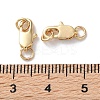 Rack Plating Brass Lobster Claw Clasps X-KK-F090-24LG-01-3