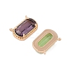 Brass Connector Charms KK-R100-01KCG-2