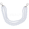 ABS Plastic Pearl Beads Boot Strap Chains AJEW-WH20042-39-1