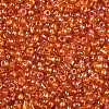 Round Transparent Colors Rainbow Glass Seed Beads X-SEED-A007-3mm-169-2