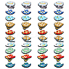 40Pcs 10 Styles PVC Cabochons PVC-PH0001-40-1