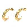 304 Stainless Steel Stud Earrings for Women EJEW-K333-30G-4