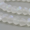 Electroplate Glass Beads Strands X-EGLA-S141-6mm-01E-3