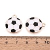 Alloy Enamel Pendants ENAM-T025-01G-01-3