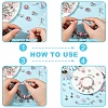 DIY European Style Bracelet Kits. including Alloy & Resin European Beads DIY-YW0012-11B-5