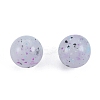 Marbled Stone Style Opaque Acrylic Beads OACR-G009-01B-2
