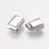 Tarnish Resistant 304 Stainless Steel Magnetic Clasps with Glue-in Ends STAS-G136-05P-3