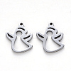 Tarnish Resistant 201 Stainless Steel Pendants X-STAS-N092-31-2