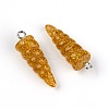 Resin Pendants RESI-WH0014-45D-1