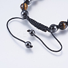 Adjustable Nylon Cord Braided Bead Bracelets BJEW-F308-51B-3