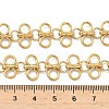 304 Stainless Steel Butterfly Link Chain Necklaces for Women NJEW-B152-02-3