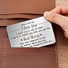 Stainless Steel Blank Thermal Transfer Cards and Paper Envelopes DIY-FG0001-74A-3