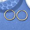 Ion Plating(IP) 304 Stainless Steel Huggie Hoop Earrings LS-EJEW-F111A-25mm-G-4