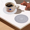 2Pcs 2 Colors Diatomaceous Earth Cup Mats FIND-LP0006-66-3