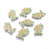 Alloy Enamel Kawaii Cartoon Snake Links ENAM-2994-2