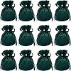 Velvet Jewelry Bags with Drawstring & Plastic Imitation Pearl TP-NB0001-20B-1
