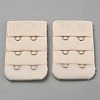 3 Rows x 2 Hooks Bra Extenders DIY-WH0430-562A-09-1