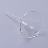 Transparent Glass Funnel Hopper AJEW-WH0104-45C-2