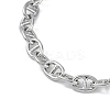 Brass Mariner Link Chain Bracelet Making KK-U020-12P-3