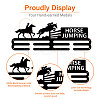 Fashion Iron Medal Hanger Holder Display Wall Rack ODIS-WH0021-337-5
