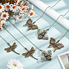 Insect Theme Tibetan Style Alloy Ceiling Fan Pull Chain Extenders PALLOY-AB00218-4