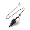 Natural Lapis Lazuli Dowsing Pendulum Big Pendants G-H285-02P-05-2