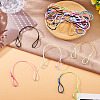 30Pcs 10 Colors Nylon Thread Cord Bracelets Making BJEW-TAC0039-5