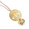 Iron Bell Pendant Decorations HJEW-JM02504-01-4