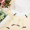32Pcs 2 Style Bean Sprout Plastic Alligator Hair Clips PHAR-CP0001-19-4