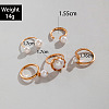5Pcs Alloy Finger Rings Sets WG7802C-38-2