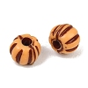 Opaque Acrylic Imitation Wood Beads AC-CBAB80E-01C-2