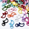 Spray Painted Alloy Swivel Snap Hooks Clasps PALLOY-T080-13-NR-3