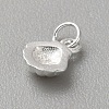 925 Sterling Silver Shell Shape Charms with Jump Rings & 925 Stamp FIND-WH0170-98B-2
