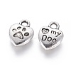 Tibetan Style Alloy Charm Enamel Settings LS-TIBEP-23882-AS-FF-1