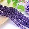 Faceted Flat Round Imitation Austrian Crystal Bead Strands G-M186-8x6mm-26A-1