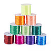10 Rolls 10 Colors Flat Elastic Crystal Thread EW-TA0001-07-1