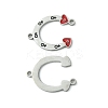 304 Stainless Steel Manual Polishing Connector Charms STAS-C075-30P-1